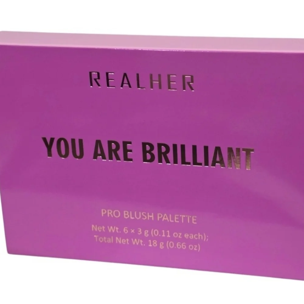 NIB RealHer You Are Brilliant Pro Blush Palette Sealed